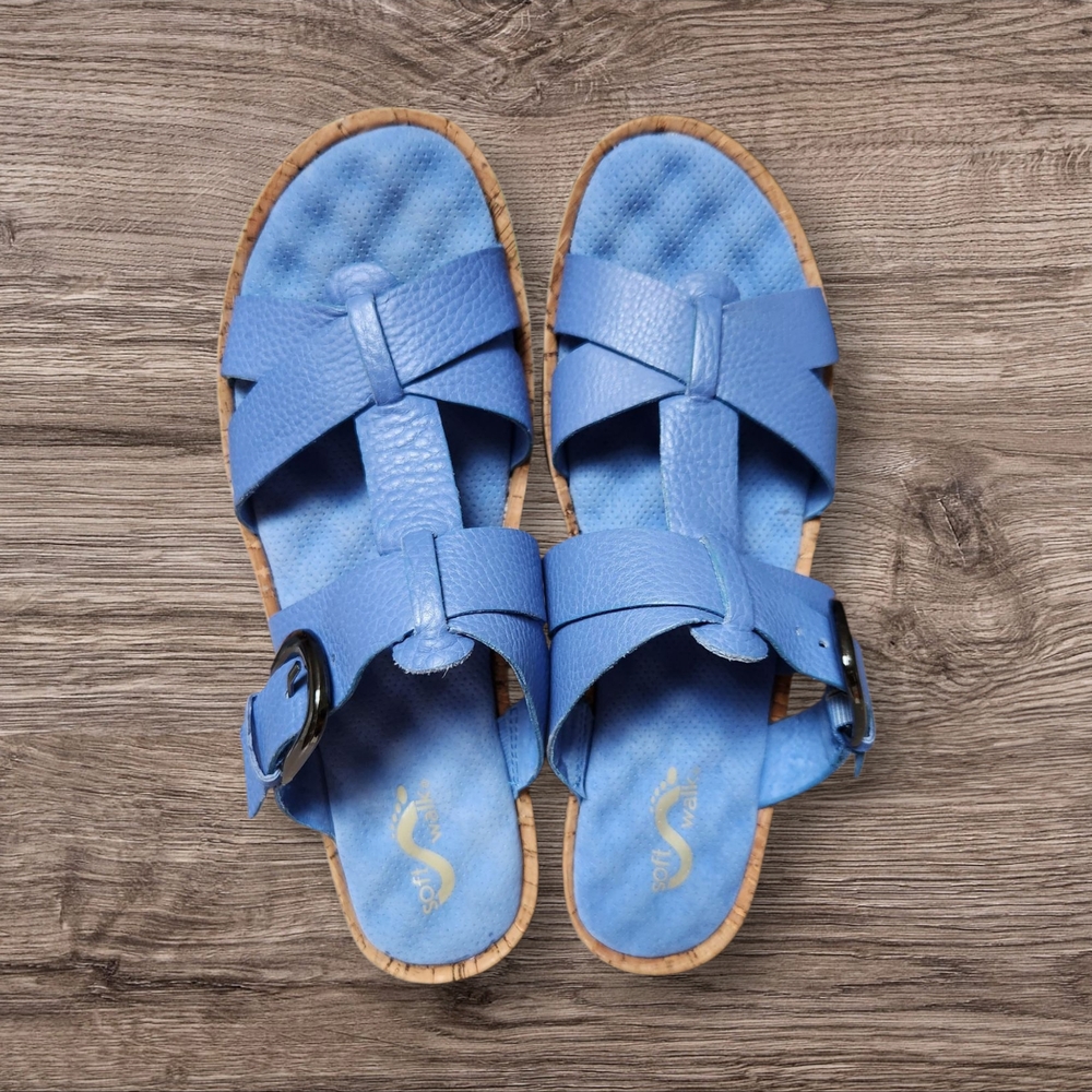 SoftWalk Leather Sandals NEW 10Slim